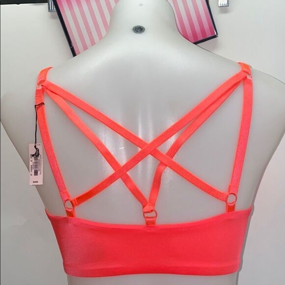 Victoria's Secret Neon Pink Strappy Bra - Picture 1 of 6